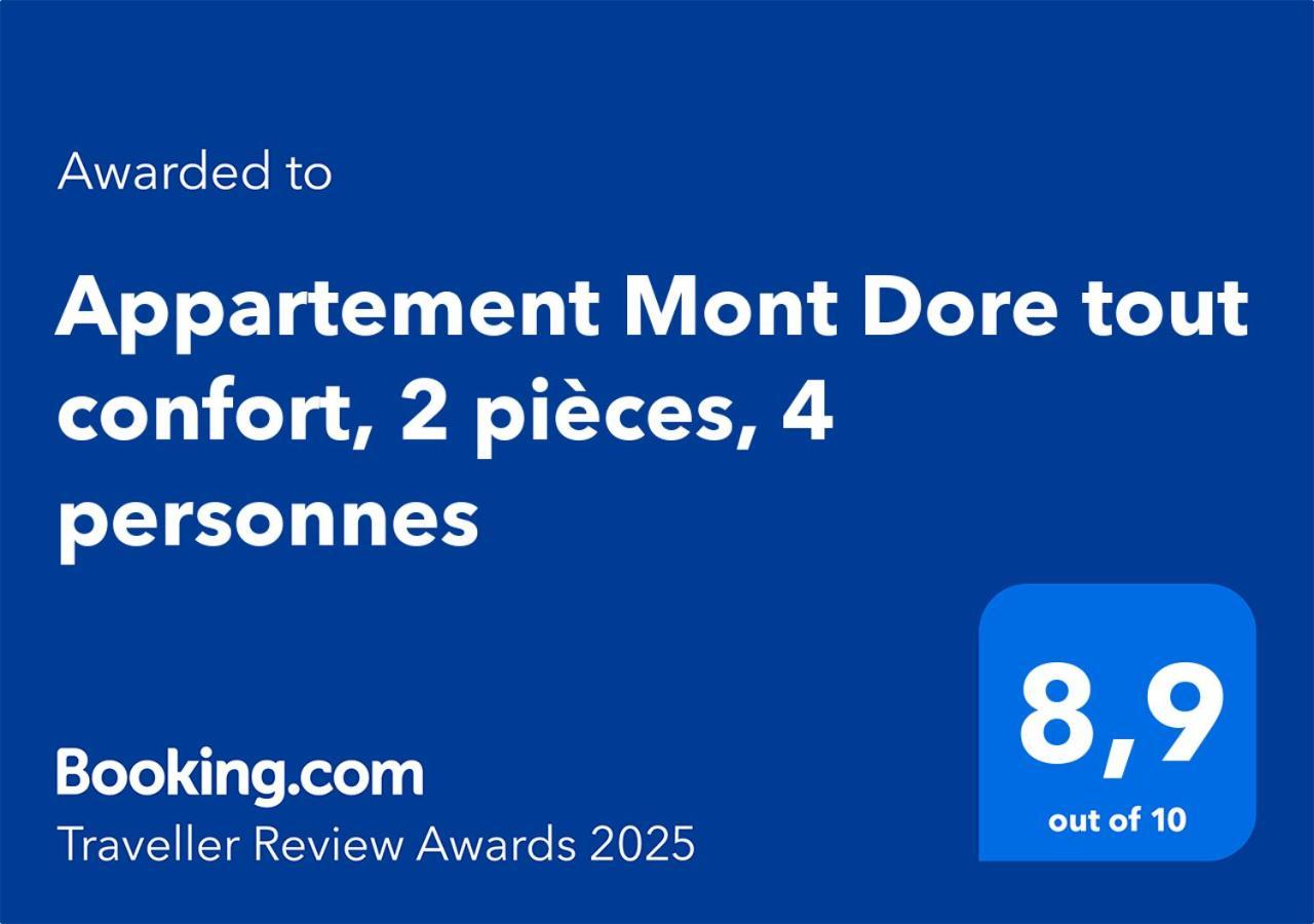 Appartement Mont Dore Tout Confort, 2 Pieces, 4 Personnes Dış mekan fotoğraf